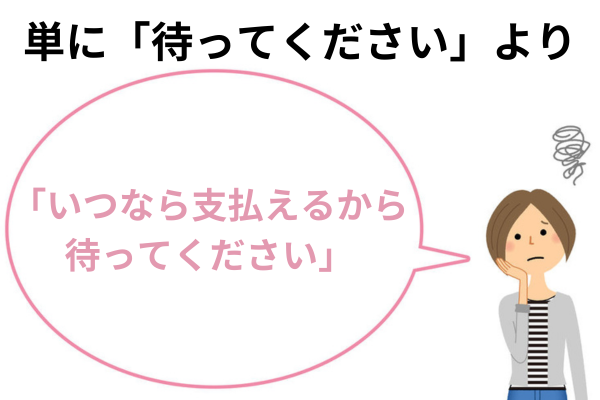クレジットカードの支払いを待ってもらう方法