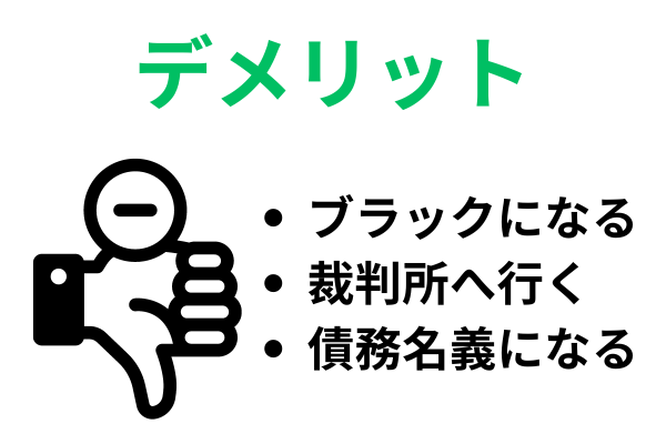 特定調停のデメリット