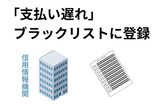 滞納するとブラックリストに登録される