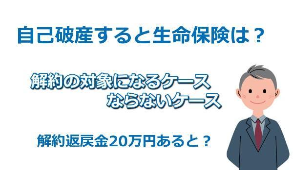 自己破産すると生命保険はどうなる？