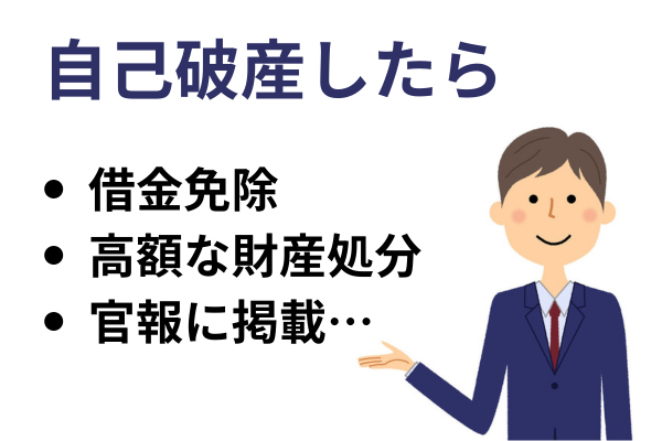 自己破産したらどうなる