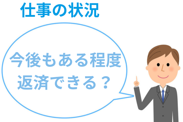 仕事の状況