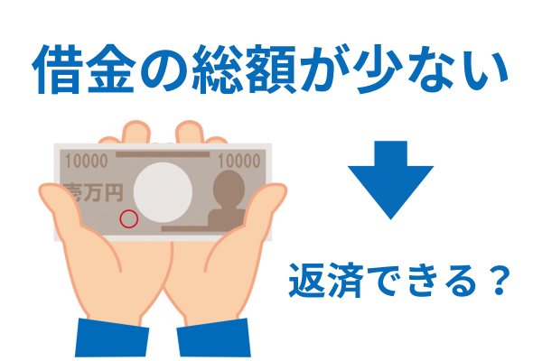 借金の総額が少ないと任意整理しなくていい