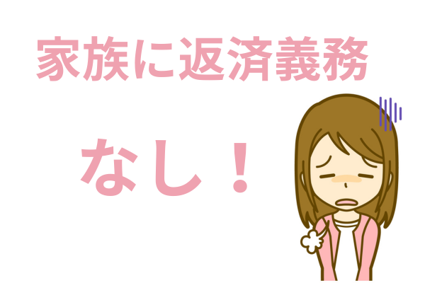 借金は家族に返済義務なし