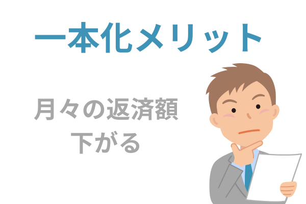 おまとめローンのメリットは返済額が下がる