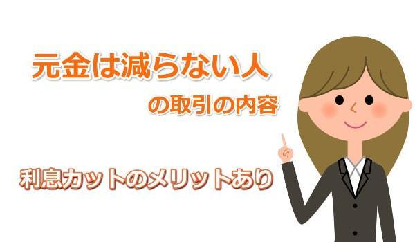 元金は減らない人の取引の内容