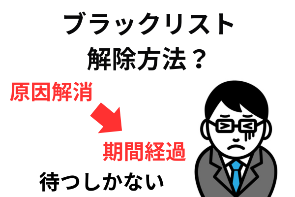 ブラックリスト解除方法
