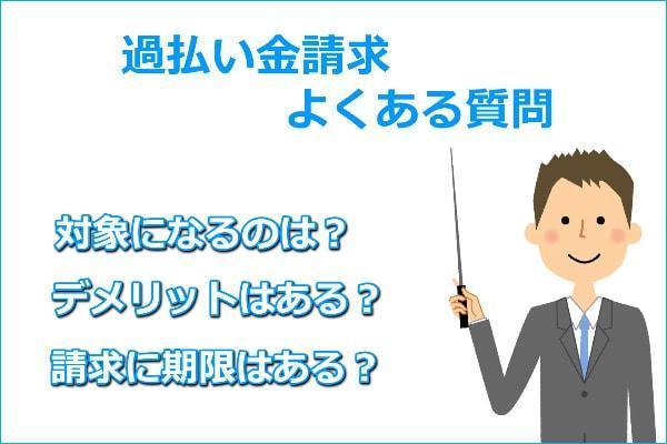 過払い請求のよくある質問を紹介