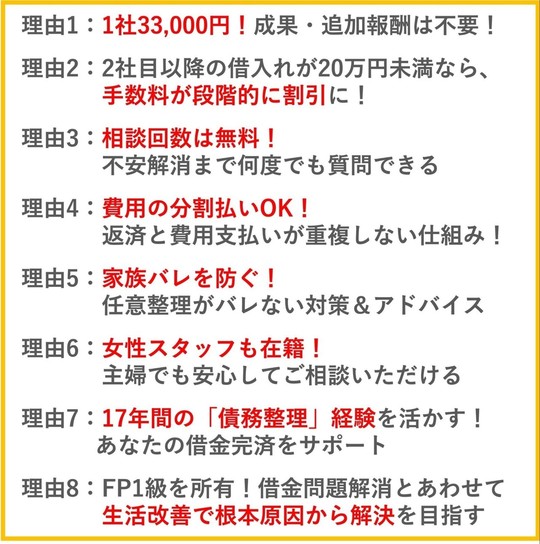 選ばれる８つの理由