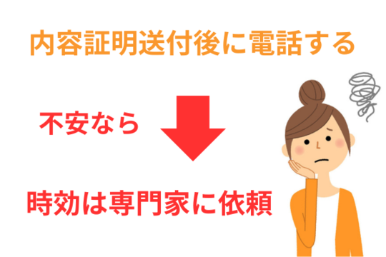 内容証明送付後の結果の確認方法