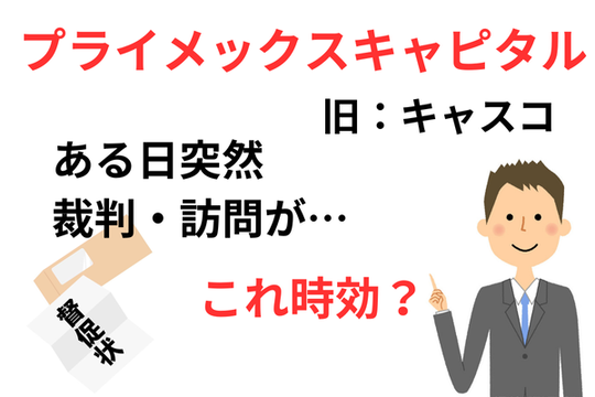プライメックスキャピタルを時効で解決する