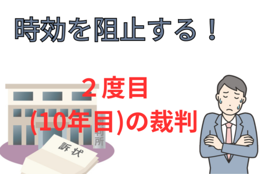 アビリオ債権回収の時効を止める2度目の裁判