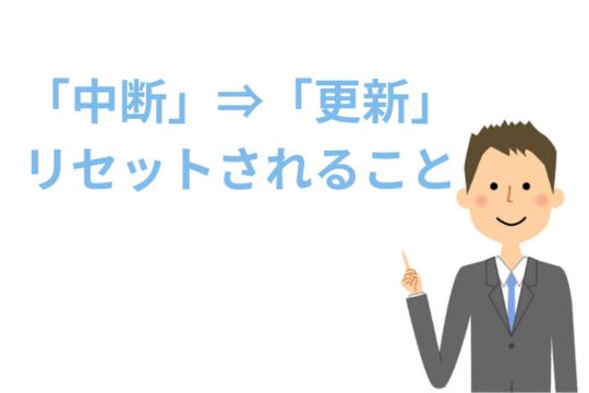 時効の中断が更新に変更