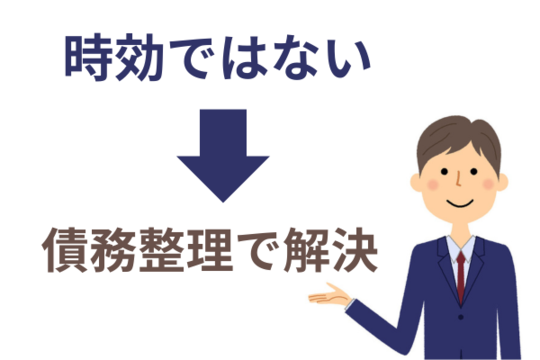 時効じゃない場合は債務整理で解決