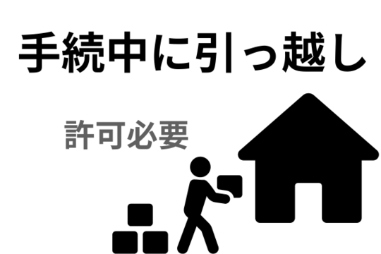 自己破産中の引っ越しの制限