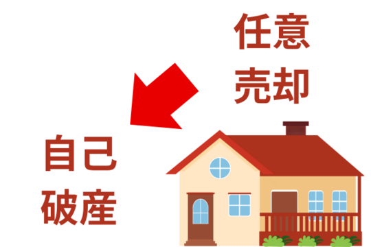 任意売却をして自己破産をする