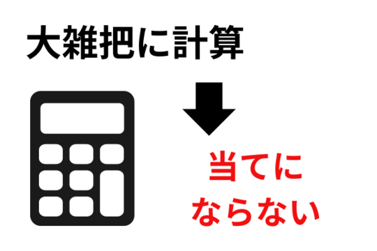 診断結果は大雑把に計算されている