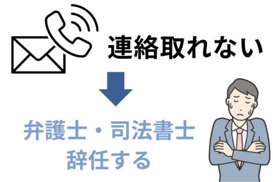 連絡が取れないと辞任する