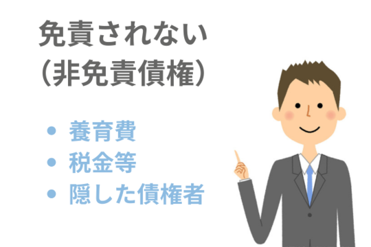 自己破産でも免除されない借金