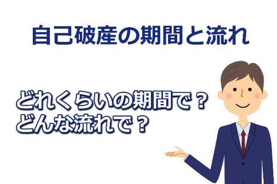 自己破産の期間は？流れとセットで
