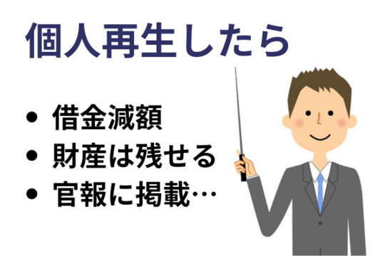 個人再生したらどうなる？