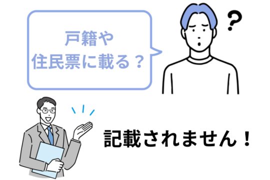 自己破産しても戸籍や住民票に影響なし
