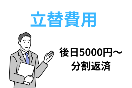 法テラスの立替費用の返済方法