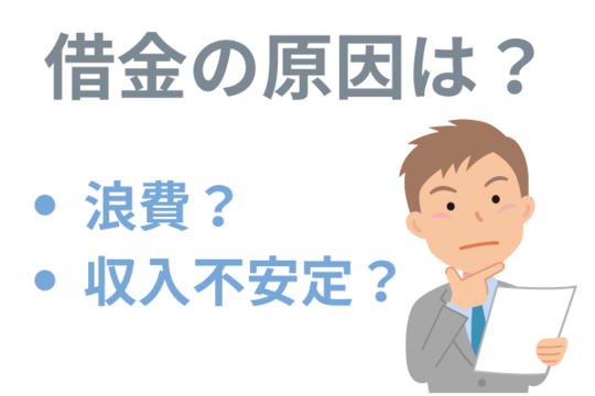 借金の原因は？
