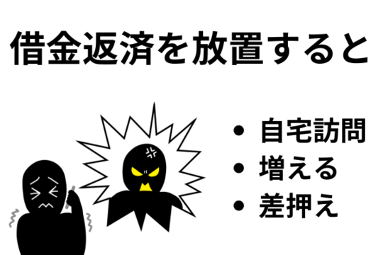 借金返済を放置する
