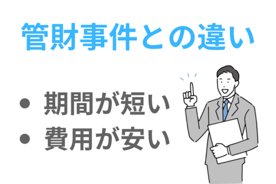 同時廃止と管財事件の違い