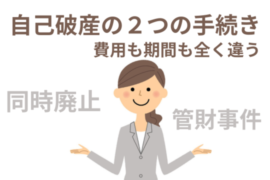 自己破産の２つの手続き