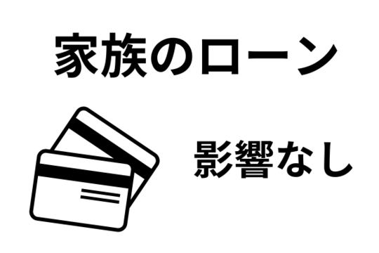 自己破産しても家族のローンに影響しない